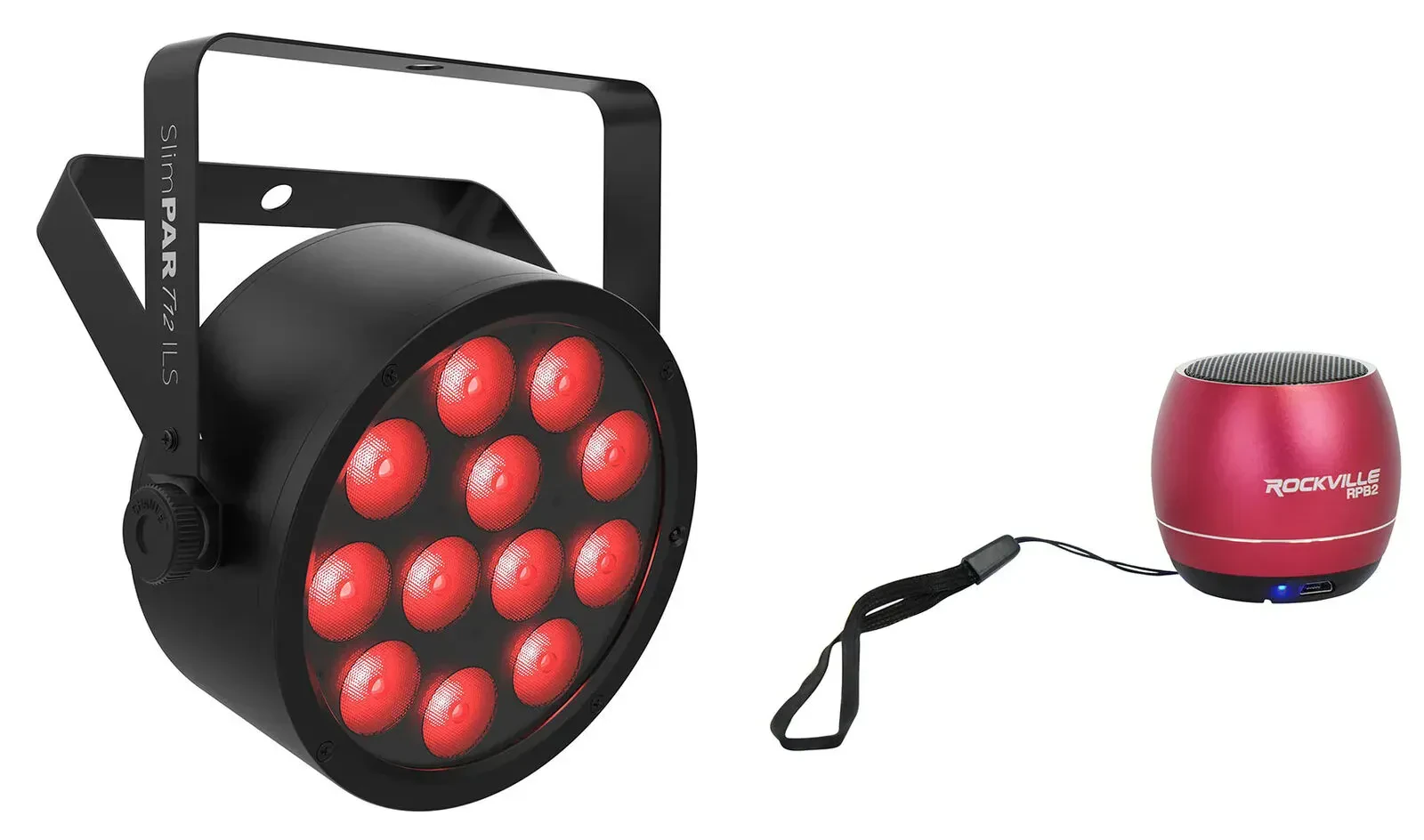 Светодиодный прибор Chauvet DJ SlimPAR T12 ILS RGB LED D-Fi USB с Bluetooth-колонкой