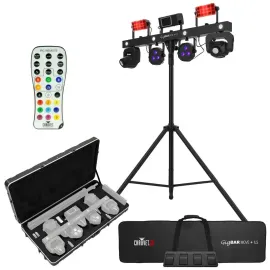 Chauvet DJ GigBAR Move + ILS RGBAW+UV DMX Effect Lighting System w Road Case