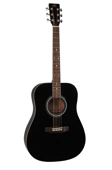 Акустическая гитара SX SD104GBK Black