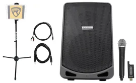 Караоке-система Samson 6" портативная, активная, с микрофоном и держателем для смартфона