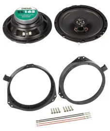 ACV 16,5cm 100Watt 2-Wege Lautsprecher für Opel Astra Calibra Meriva Omega Vectr