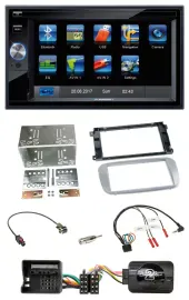 Blaupunkt SD USB TMC Bluetooth 2DIN Lenkrad Navigation für Ford Mondeo S-Max 07-