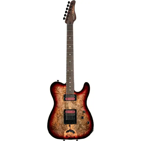 Электрогитара Schecter PT USA Buckeye Burl Gray Stabilized With Pale Center