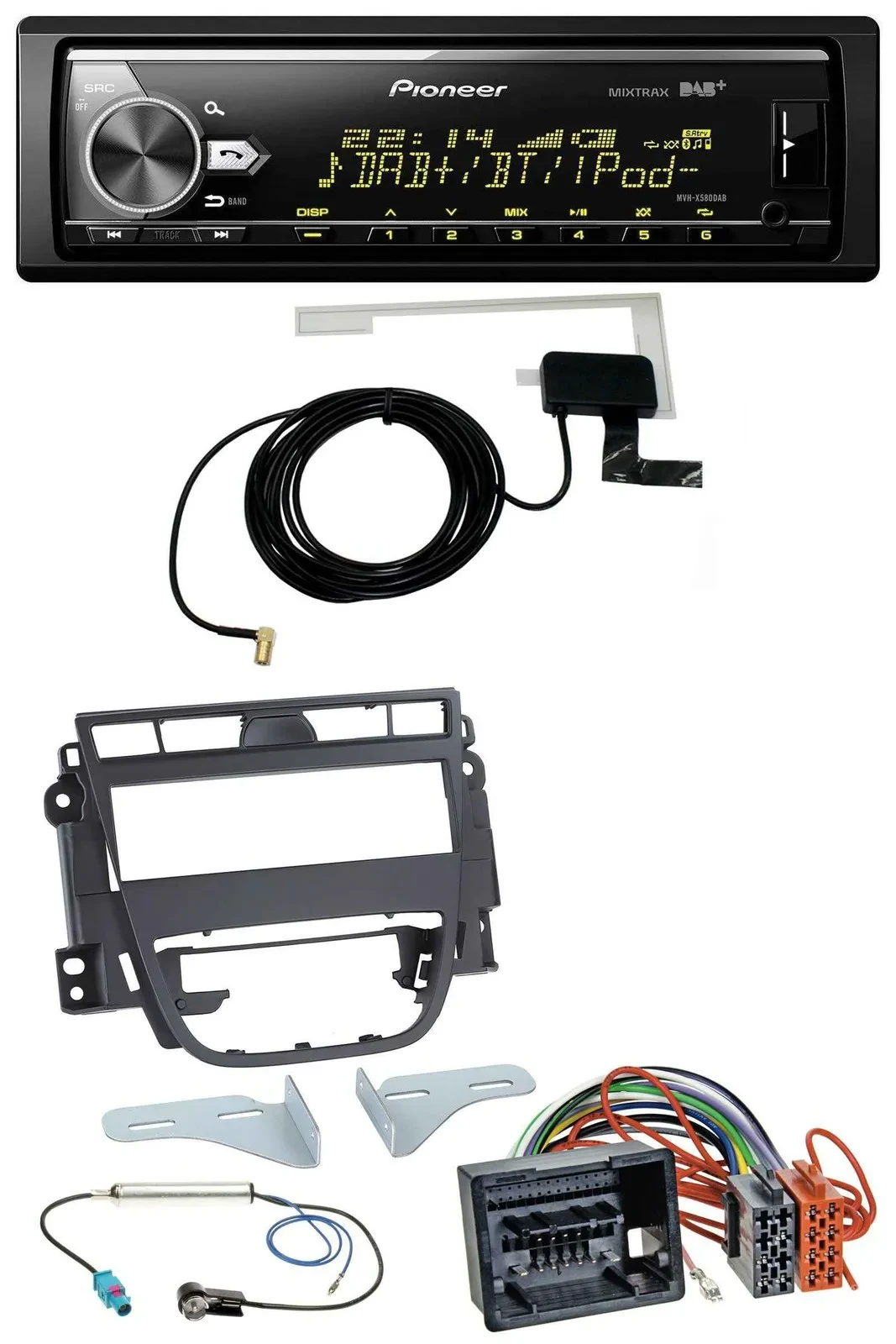 Автомагнитола для Opel Meriva B (с 2010) Pioneer Bluetooth, DAB, USB, MP3