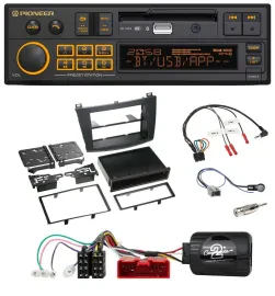 Pioneer DAB Lenkrad USB Bluetooth Autoradio für Mazda 3 2009-2013 analog