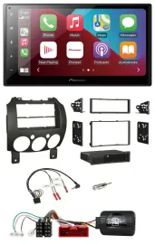 Pioneer USB Lenkrad DAB 2DIN Bluetooth Autoradio für Mazda 2 2007-2014