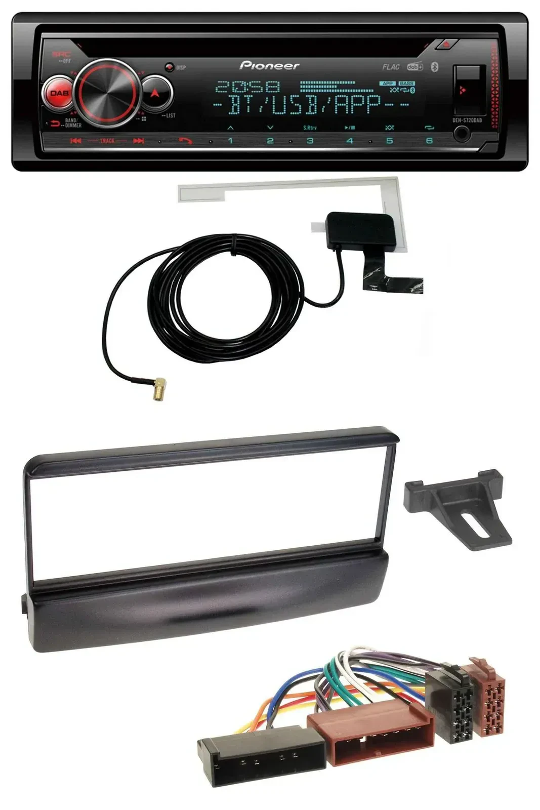Автомагнитола Pioneer DAB CD MP3 USB Bluetooth для Ford Mondeo 1996–2002, Puma с 1997