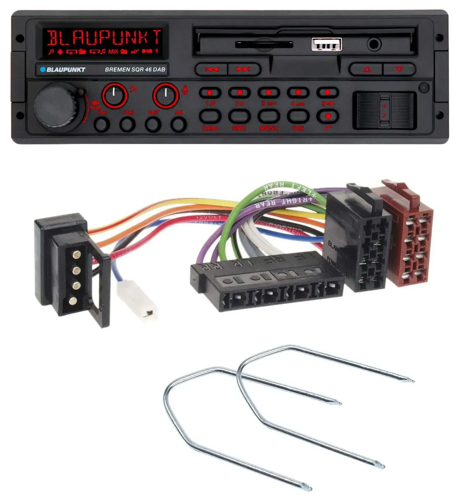 Blaupunkt SD MP3 USB Bluetooth DAB Autoradio für Mercedes E-Klasse W124 S-Klasse