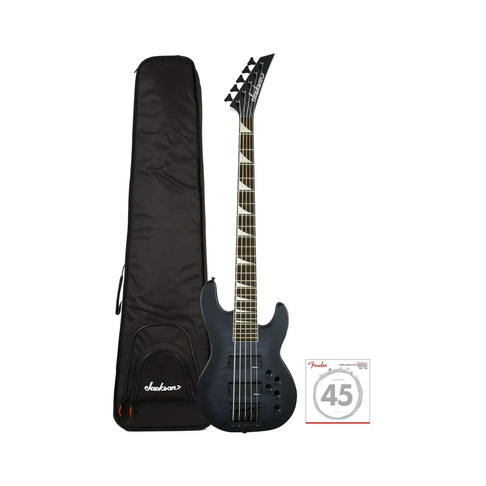 Jackson JS Series Concert 5 String Electric Guitar Black with GigBag and Strings