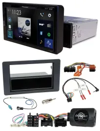 Pioneer DAB Lenkrad Bluetooth USB Autoradio für Saab 9-5 YS3E Facelift 2005-2011