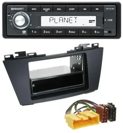 Continental USB MP3 AUX 1DIN Autoradio für Mazda 5 (ab 2010)