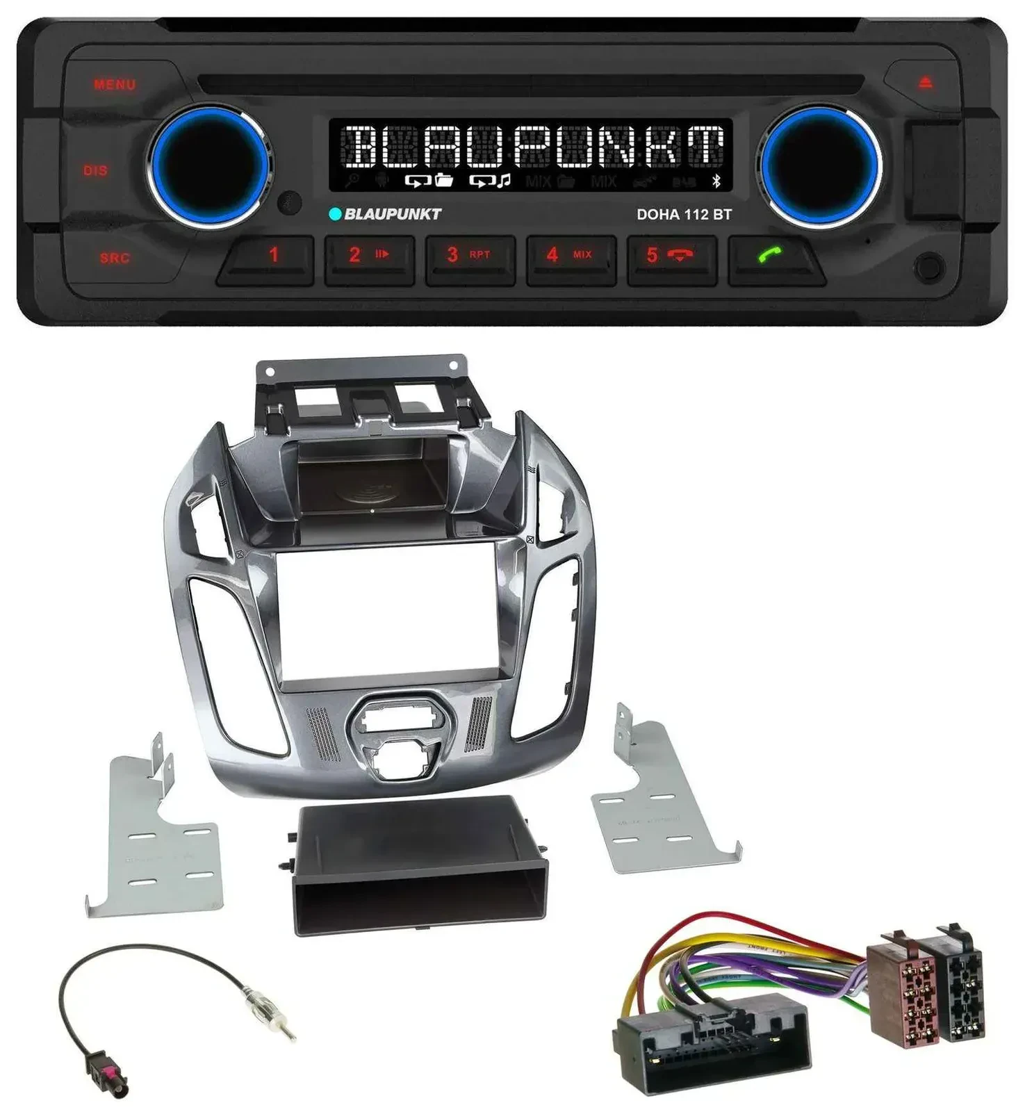 Blaupunkt AUX MP3 CD Bluetooth USB Autoradio für Ford Connect Transit 12-18 ohne