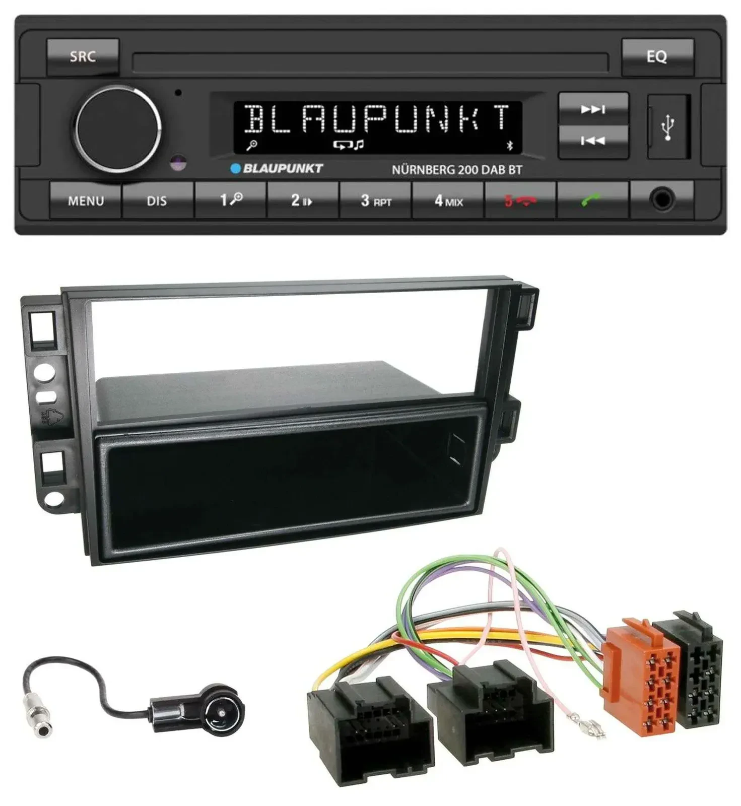 Blaupunkt USB DAB MP3 Bluetooth Autoradio für Chevrolet Aveo Epica Captiva 06-11