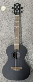 Luna Guitars Luna Model UKE VMT BKS Tenor Acoustic Mahogany Black Satin Finish Ukulele