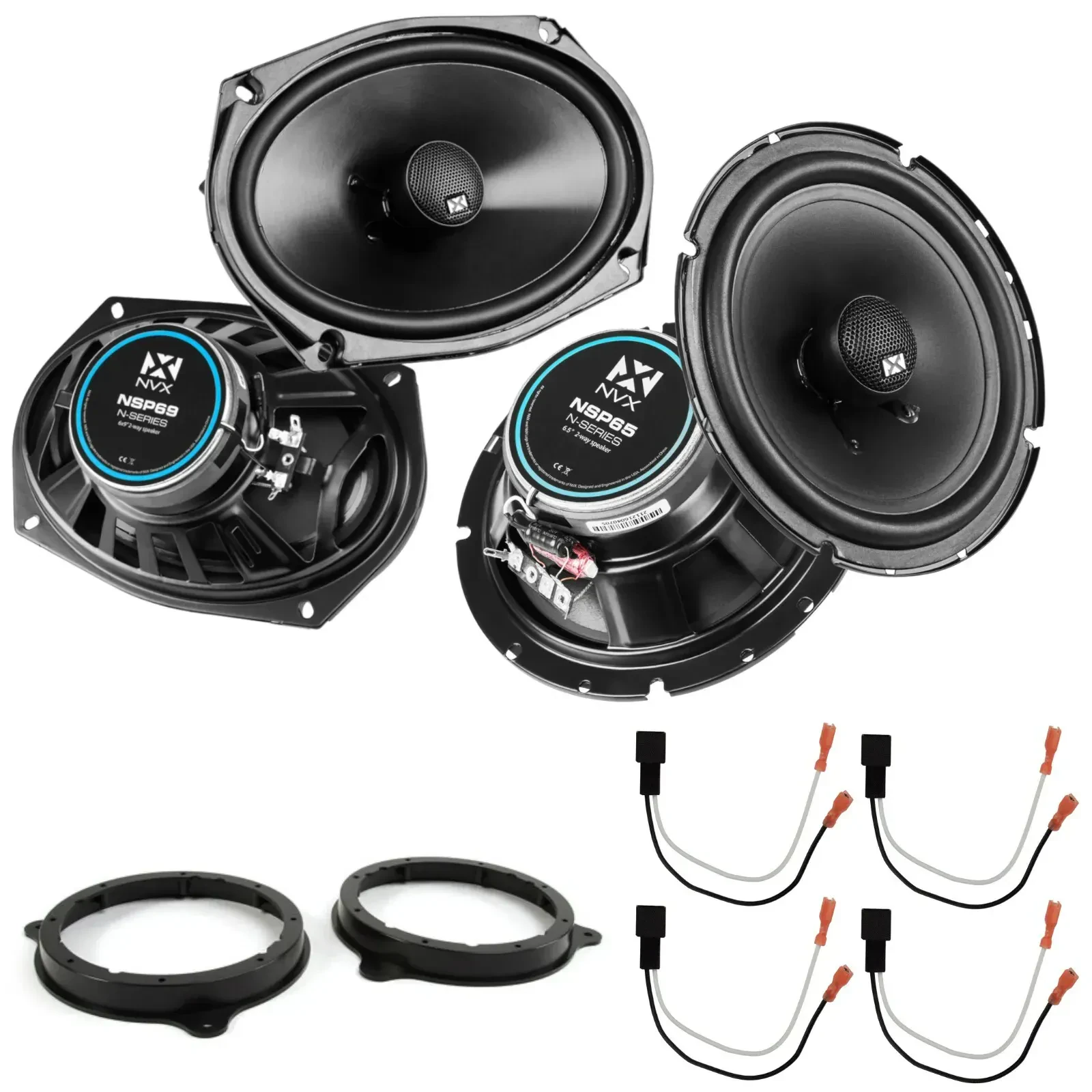 Динамики для Nissan Rogue (2008–2013) NVX nsp65_2 (набор)
