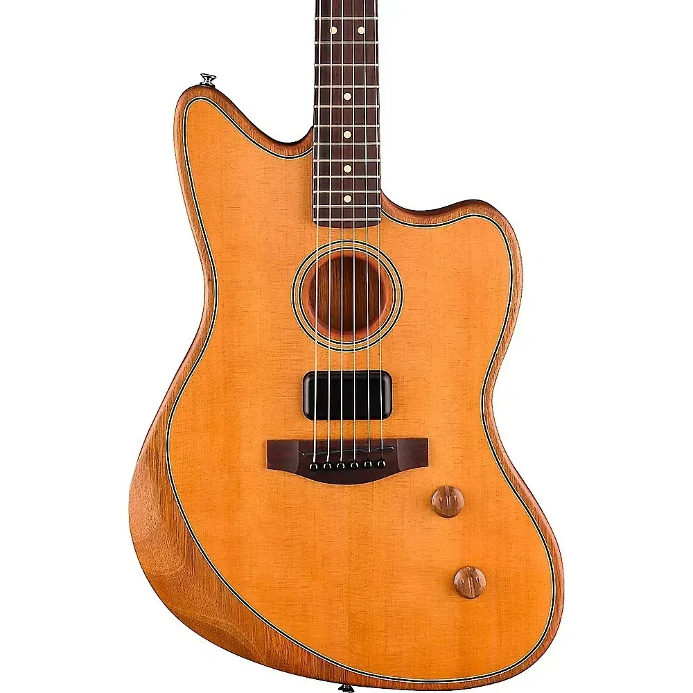 Электроакустическая гитара Fender Acoustasonic Standard Jazzmaster Aged Natural