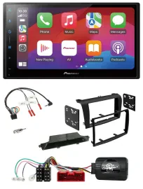 Автомагнитола Pioneer 2DIN, DAB, USB, Bluetooth, для Mazda 3 2003–2009, черный