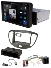 Pioneer DAB MP3 Bluetooth USB Autoradio für Hyundai i10 2008-2013 dunkelsilber
