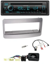 Автомагнитола Kenwood Bluetooth, DAB, CD, USB для Toyota RAV4 2001–2006, темная