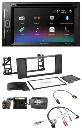Pioneer Bluetooth Lenkrad USB 2DIN DAB DVD Autoradio für BMW 5er E39 01-03 Quadl