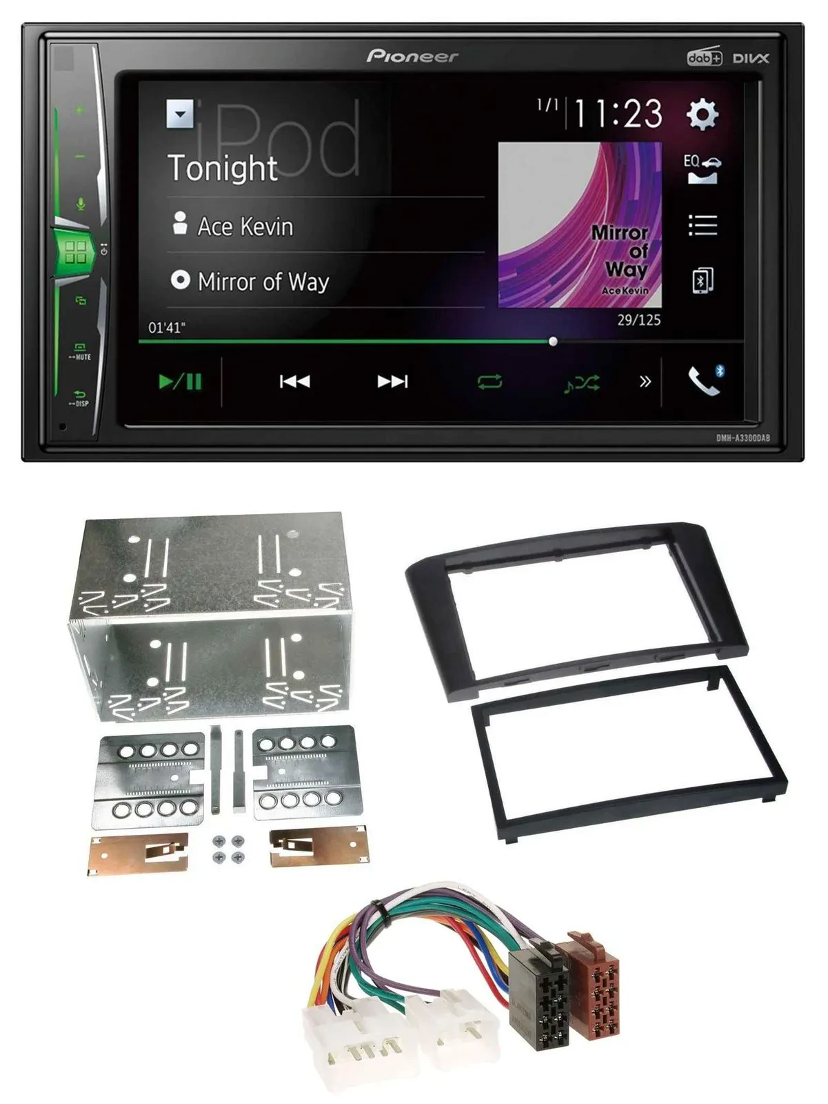 Автомагнитола для Toyota Avensis 2003–2009 Pioneer 2DIN, MP3, DAB, USB, Bluetooth