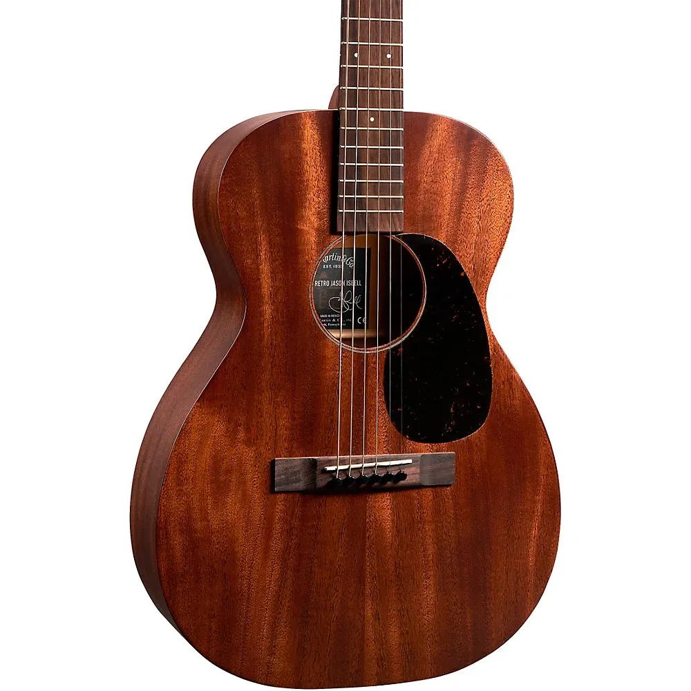 Martin Jason Isbell Signature 0-10E Retro Concert A/E Guitar Dark Mahogany