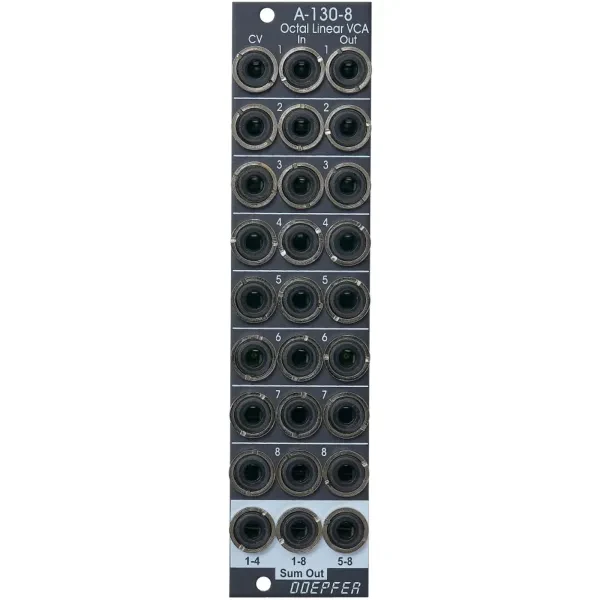 Doepfer Octal linear VCA Vintage Edition - VCA Modular Synthesizer
