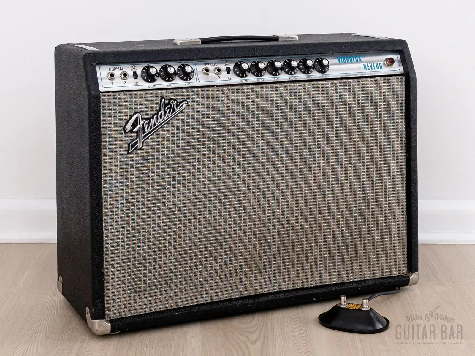 1971 Fender Vibrolux Reverb Silverface Vintage Tube Amp 2x10 w/ Oxford 10L5