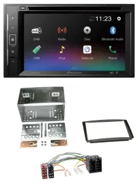 Автомагнитола для Kia Ceed 01–09 и ProCeed 08–1 Pioneer 2DIN, Bluetooth, DAB, DVD, USB, MP3