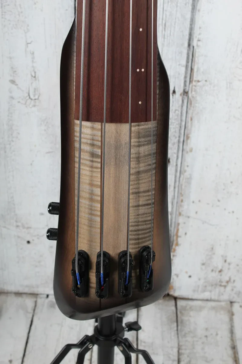 Ibanez UB804 Upright Bass 4 String Electric Bass Guitar with Gig Bag and Stand