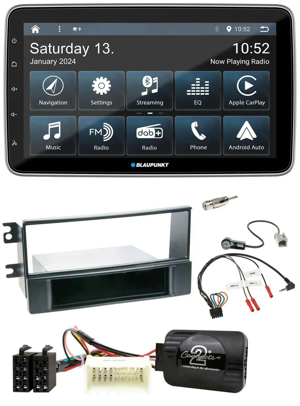 Blaupunkt USB DAB SD Lenkrad Bluetooth Autoradio für Kia Sportage II 2008-2010