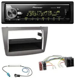 Pioneer Bluetooth USB DAB MP3 Autoradio für Alfa Romeo MiTo 955 08-14 ISO dunkel