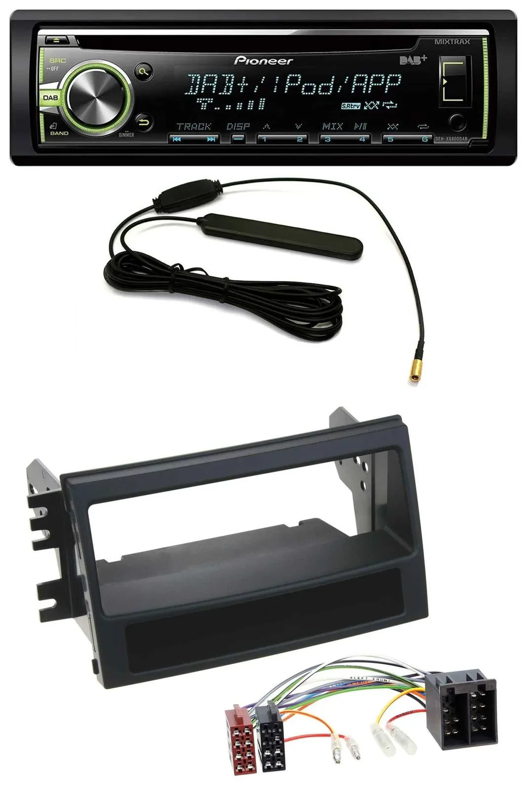 Pioneer MP3 USB CD DAB AUX Autoradio für Kia Soul (AM, 2008-2011)