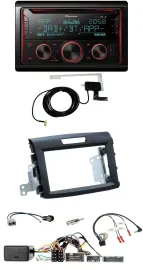 Pioneer 2DIN Lenkrad DAB USB CD Bluetooth Autoradio für Honda CR-V FR5/FR6 ab 20