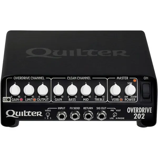 Усилитель для бас-гитары Quilter Labs OverDrive 202 Guitar Head Black