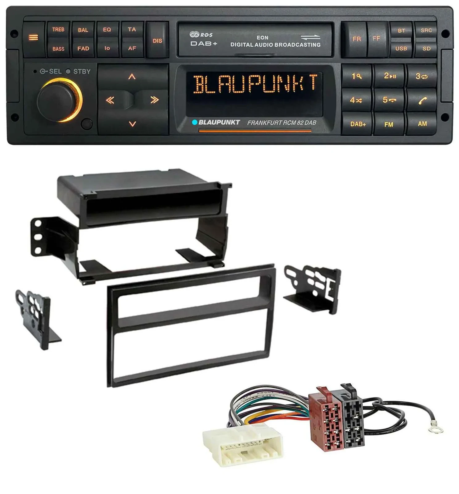 Blaupunkt USB DAB SD MP3 Bluetooth Autoradio für Nissan Versa / Tiida (ab 2007)