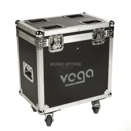 Tour Case 4x Vega Zoom Moving Heads Multiplexholz Rollen Butterfly-Schlösser