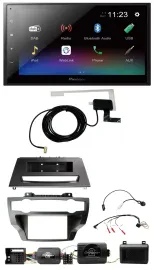 Pioneer DAB Lenkrad Bluetooth 2DIN USB Autoradio für BMW X5 X6 07-13 E70 E71 ohn