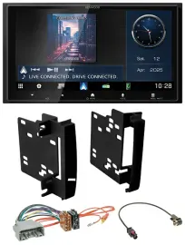 Kenwood Bluetooth 2DIN USB DAB MP3 Autoradio für Chrysler 300C Sebring Dodge Ave