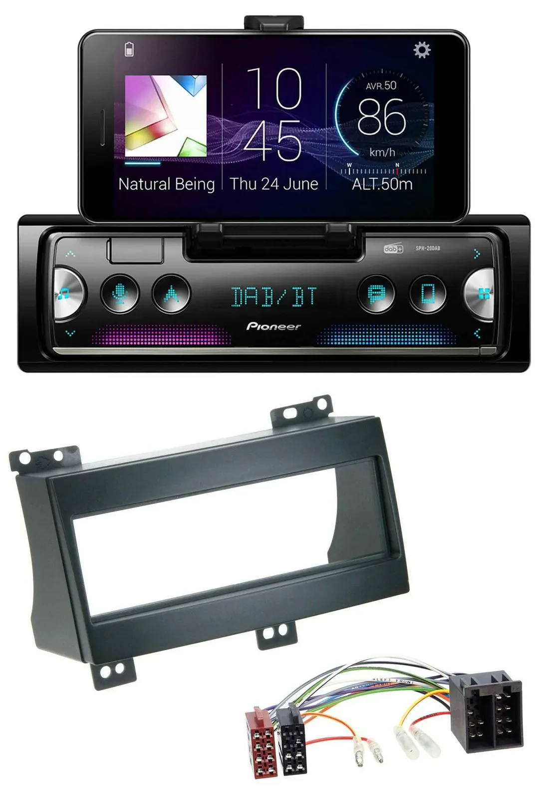 Pioneer USB MP3 Bluetooth DAB Autoradio für Kia Ceed (2007-2009)