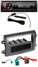 Pioneer MP3 DAB 1DIN AUX USB Autoradio für Fiat Ducato (Serie 8, ab 2021)