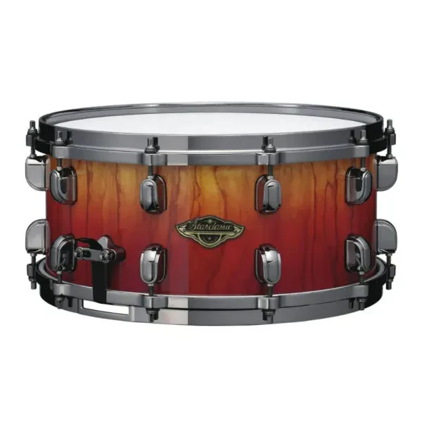 Tama Starclassic Walnut Birch Limited Ed Snare Drum Vermillion Bosse Fonce Fade