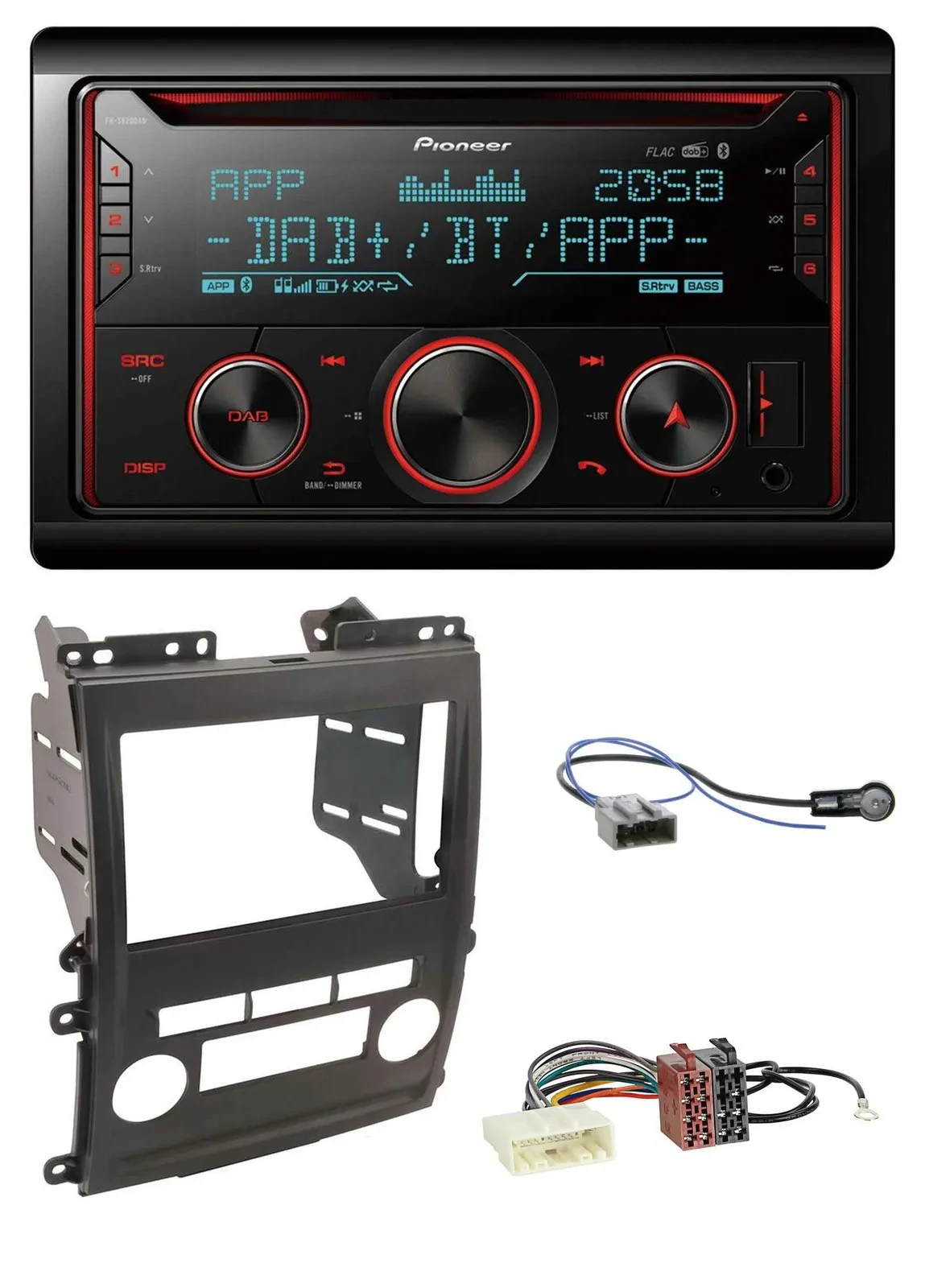 Pioneer 2DIN DAB MP3 Bluetooth USB CD Autoradio für Nissan Xterra 2009-2011