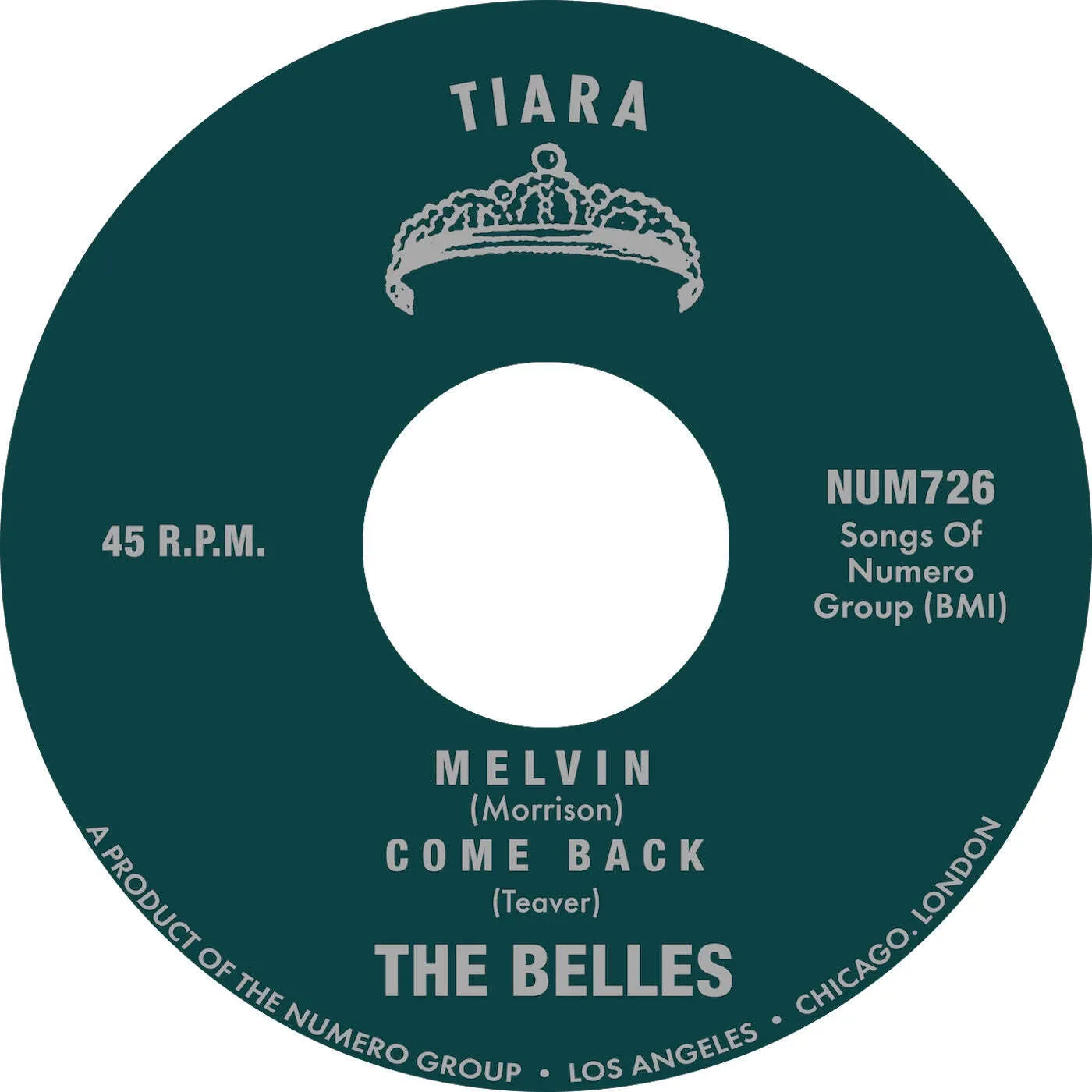 Виниловая пластинка The Belles – Melvin b/w Come Back (Релиз 2023)