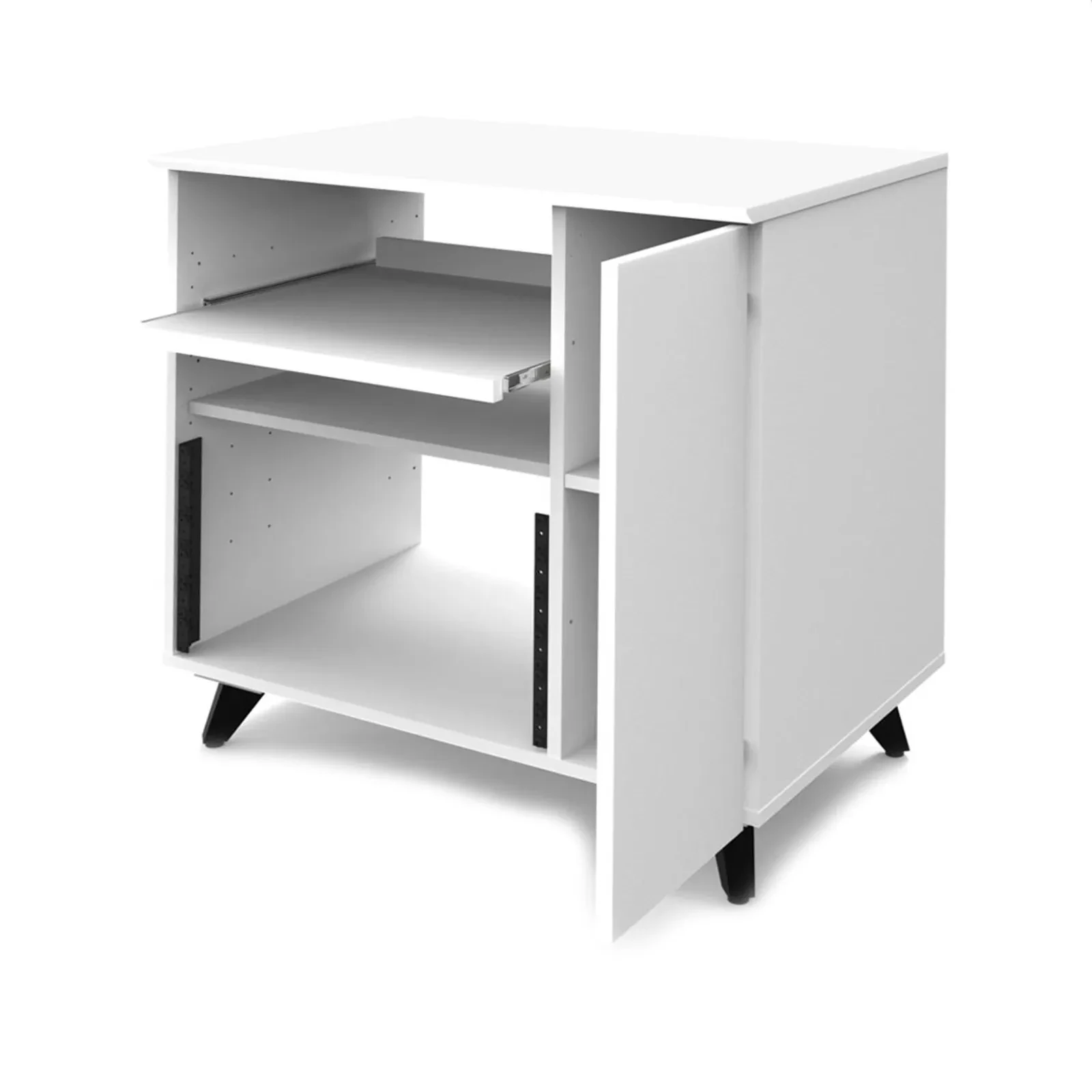 Рэковая стойка Glorious Modular Side Rack White 12U