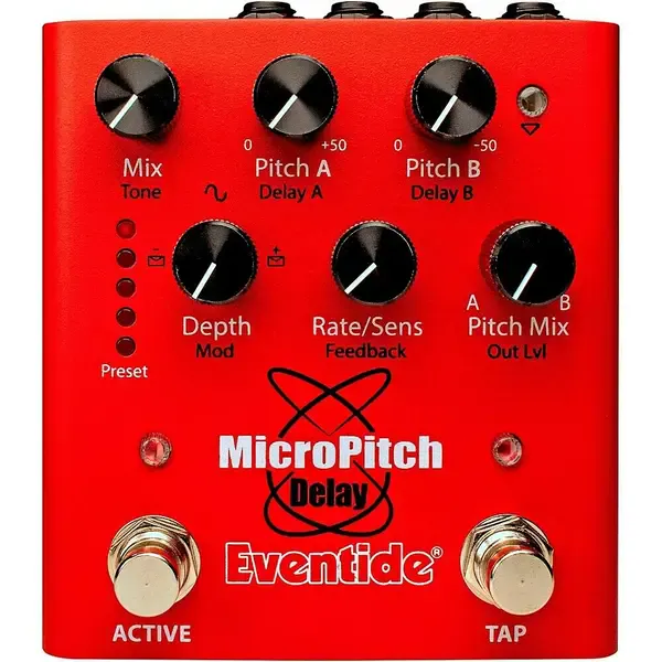 Педаль эффектов для электрогитары Eventide MicroPitch Delay Effects Pedal Red