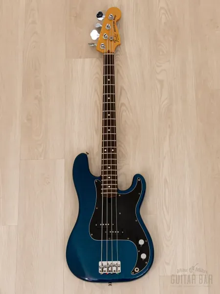 Бас-гитара Fender Precision Bass P Trans Blue w/case USA 1981