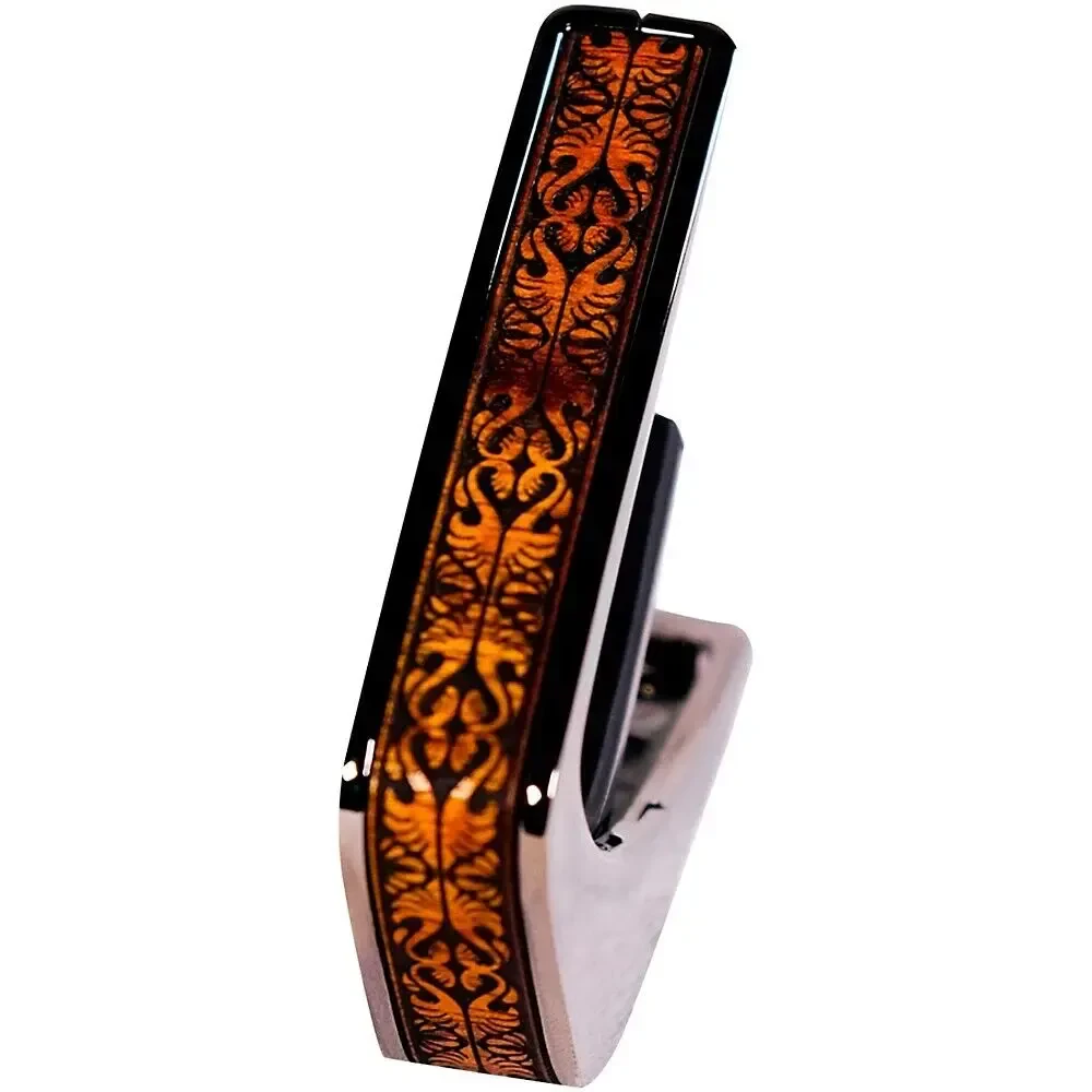 Каподастр Thalia Deluxe Series Black Chrome Koa Nouveau