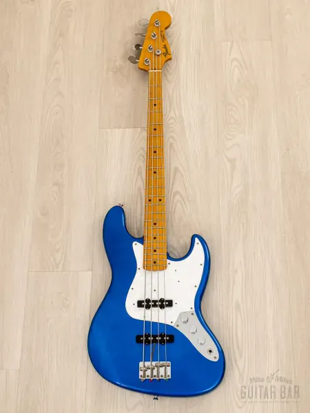 Бас-гитара Fender Jazz Bass JB62 Order Made JJ Lake Placid Blue w/gigbag Japan 2000