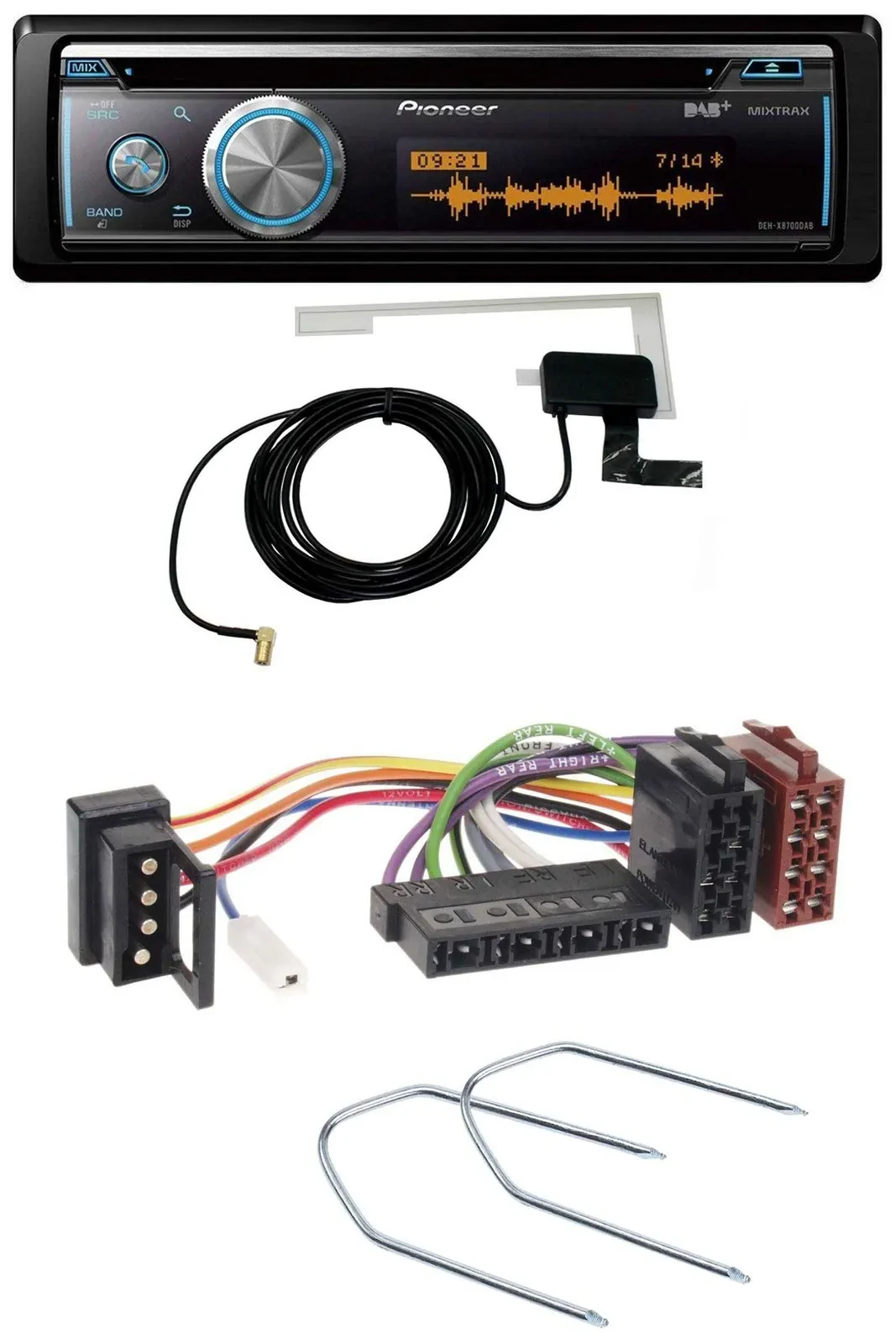 Pioneer Bluetooth DAB MP3 USB CD Autoradio für Mercedes E-Klasse W124 S-Klasse W